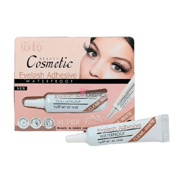 Adeziv pentru gene false USHAS Eyelash Waterproof de 7g Transparent